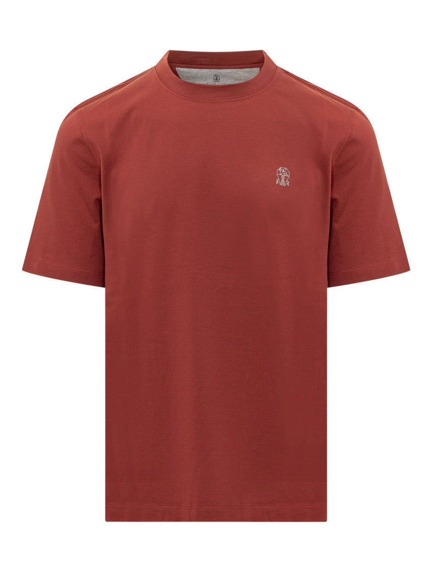 Red Crew Neck T-Shirt 1