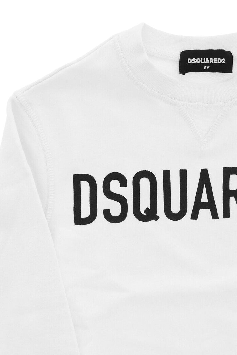 Boys  White Logo Sweatshirt 3
