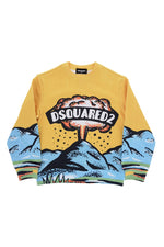 Boys Yellow Graphic Sweatshirt 1