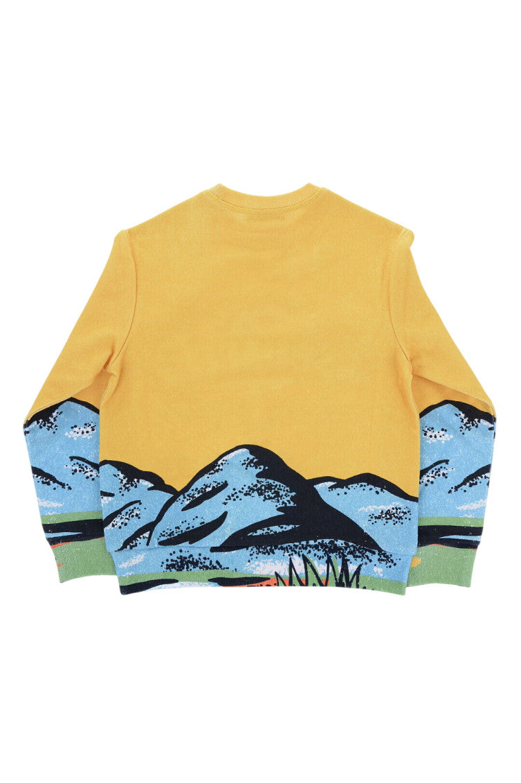 Boys Yellow Graphic Sweatshirt 2