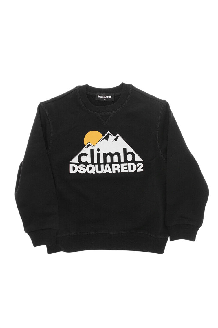 Boys Black Graphic Sweatshirt 1