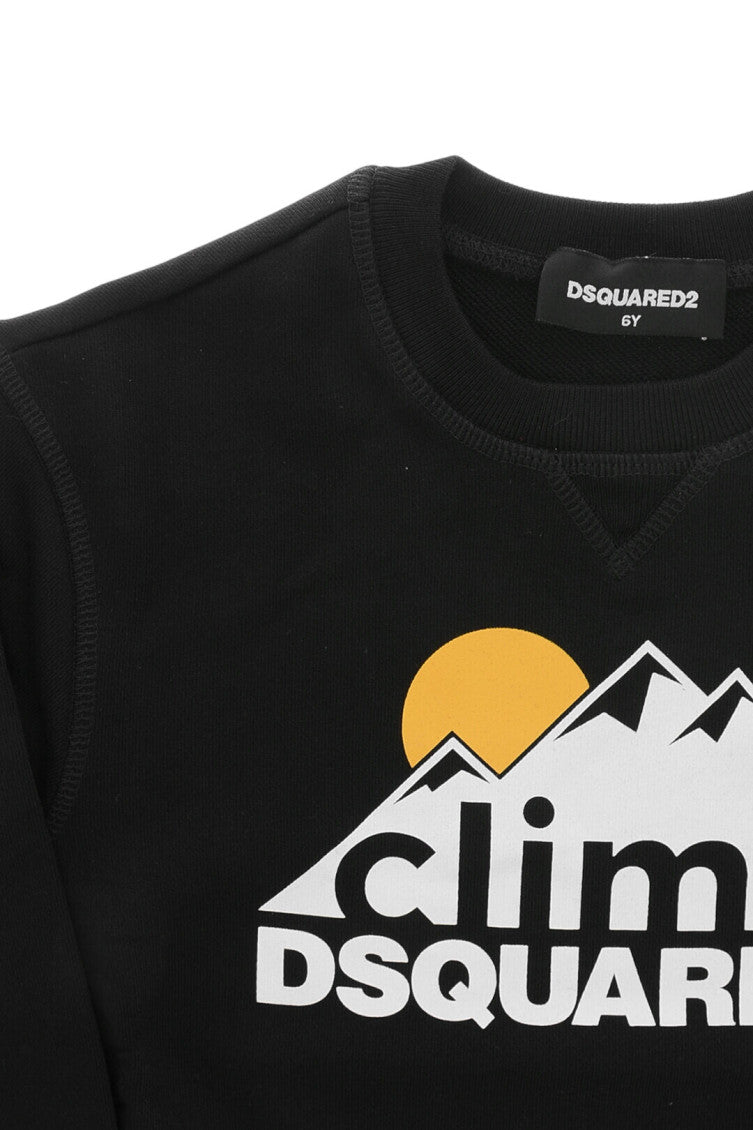 Boys Black Graphic Sweatshirt 3