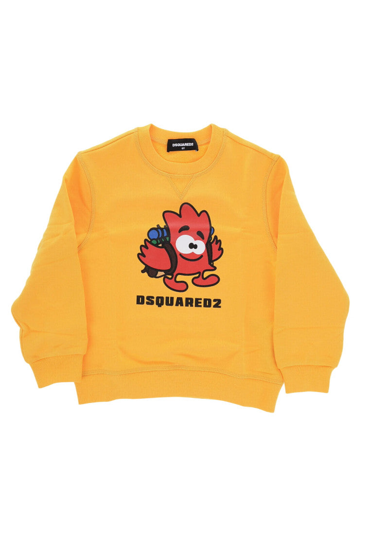Boys Yellow Graphic Sweatshirt 1