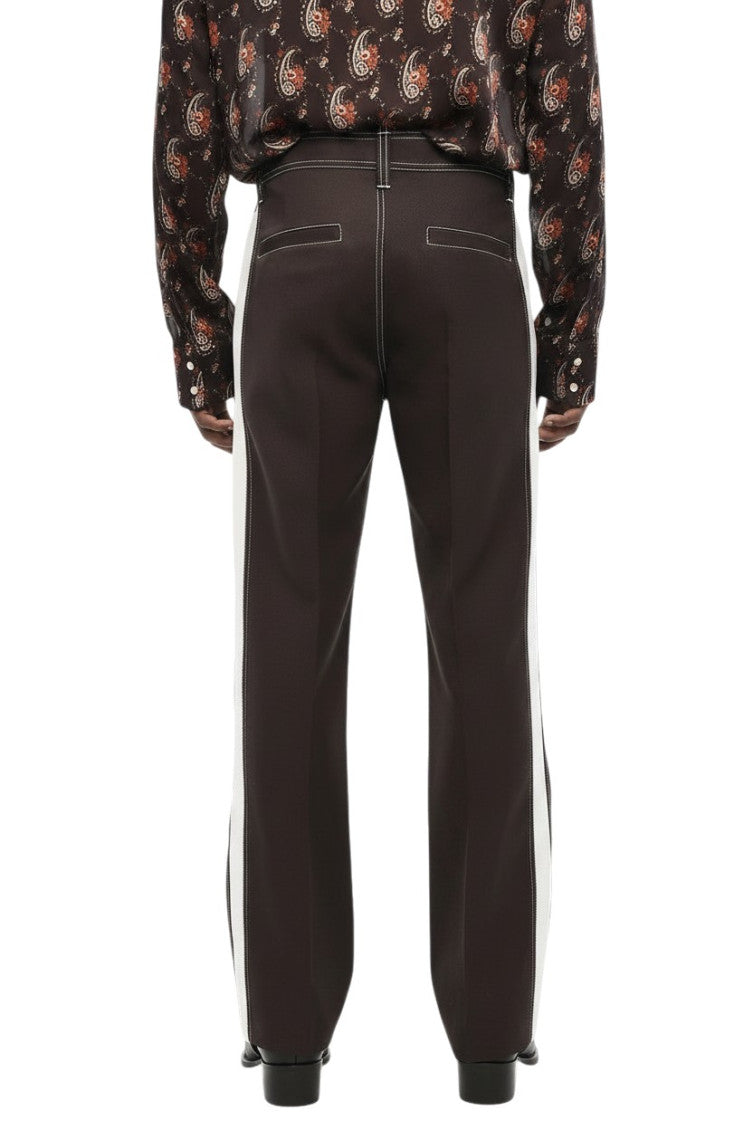 Dark Brown Regular Trousers 2