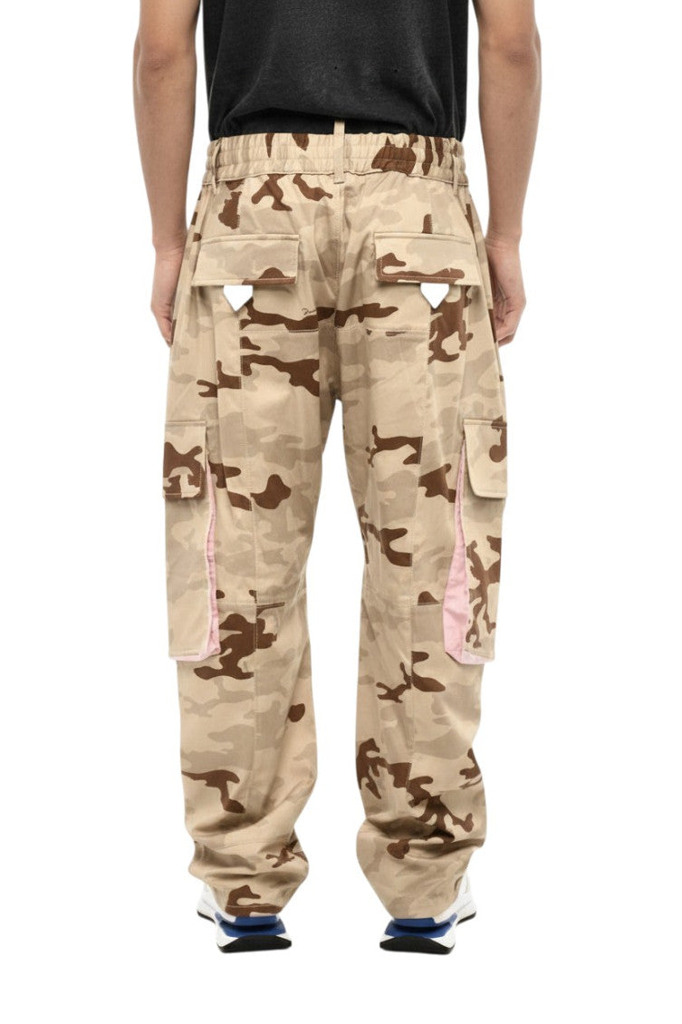 Beige Relaxed Cargo Pants 2