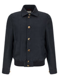 Dark Navy Textured Jacket 1