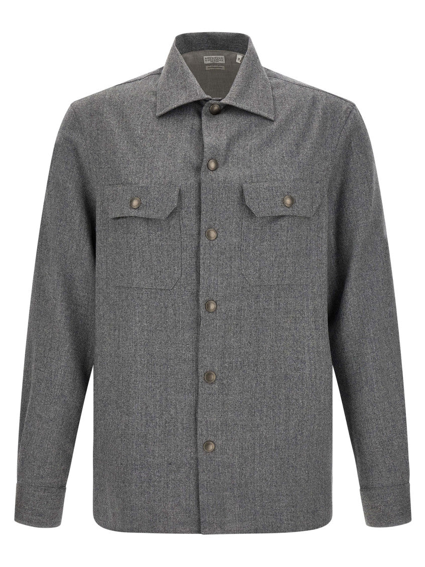 Grey Regular Overshirt 1