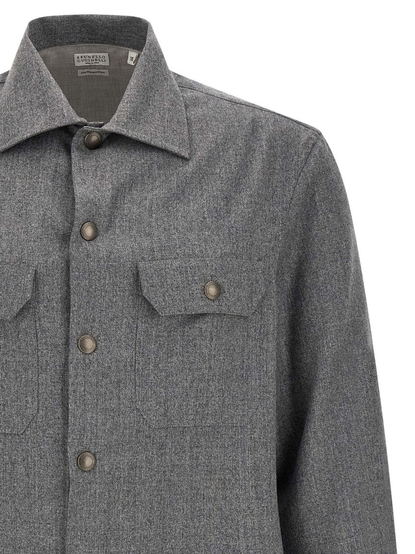 Grey Regular Overshirt 3