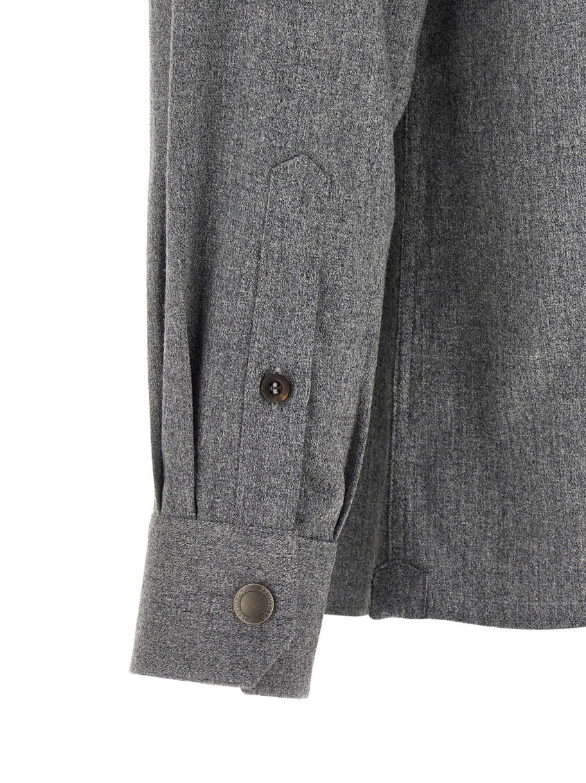 Grey Regular Overshirt 4