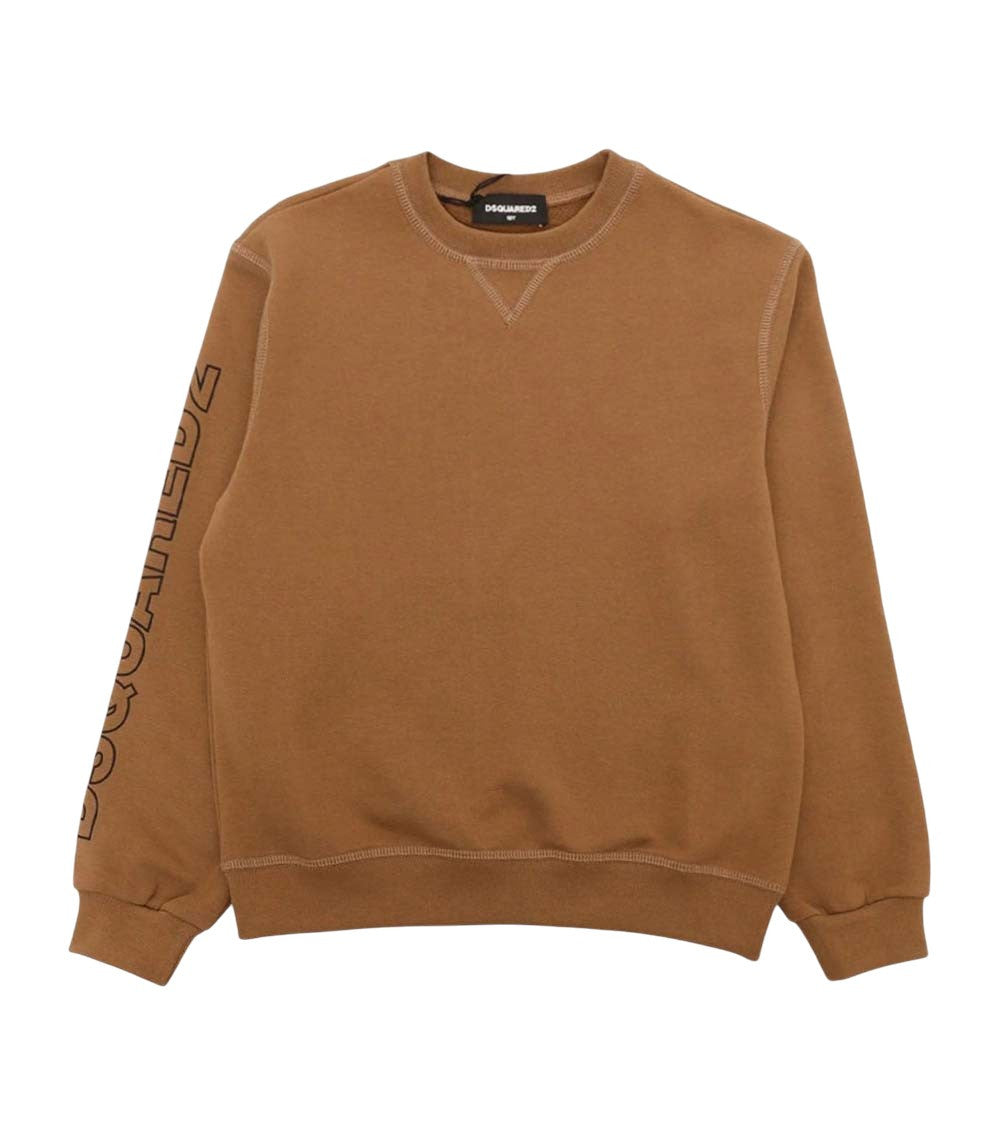 Boys Brown Regular Sweatshirt 1