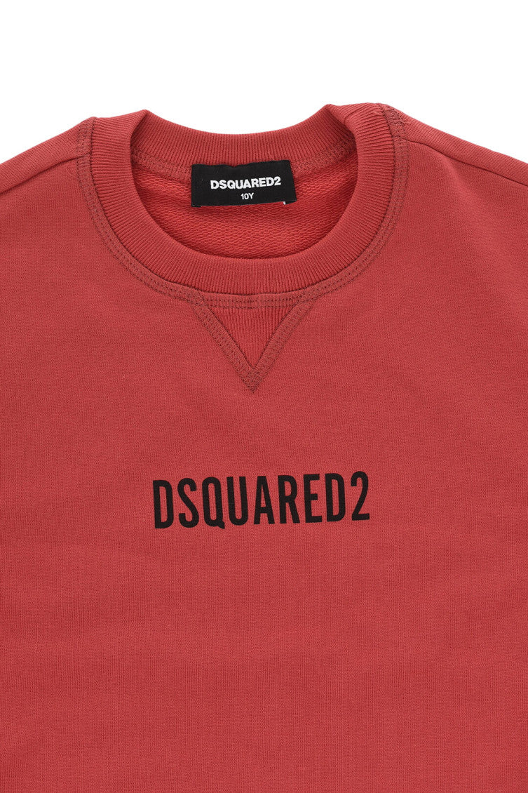 Boys Red Logo Sweatshirt 3