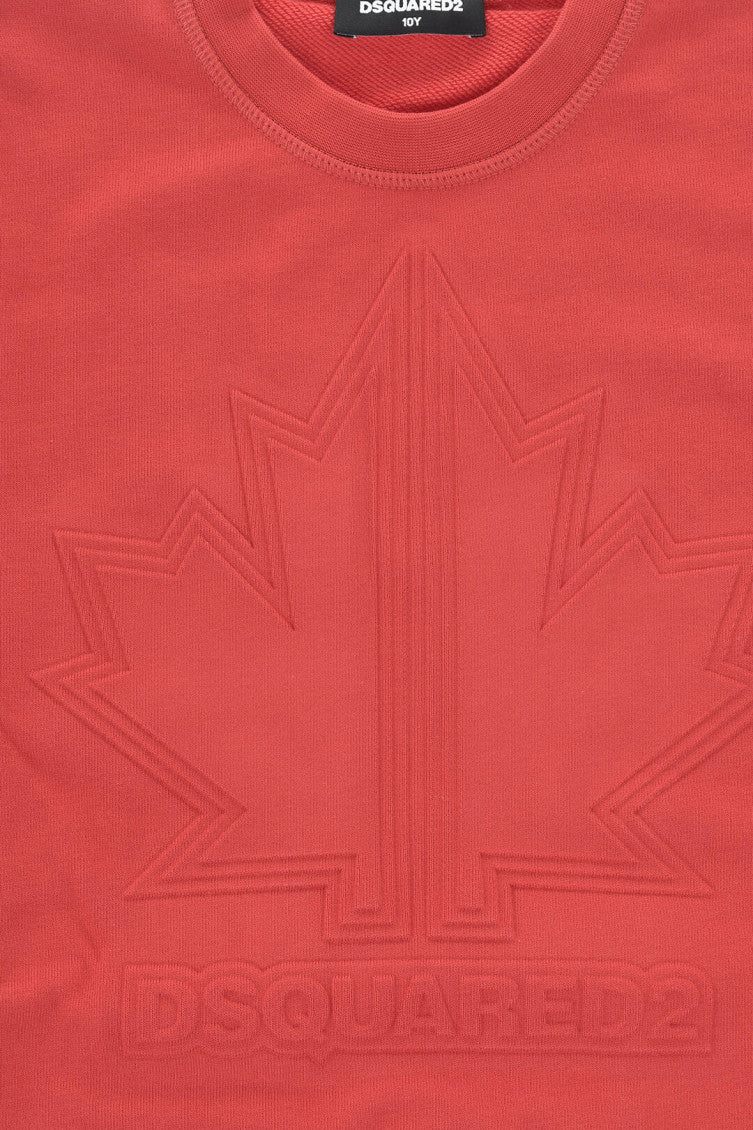 Boys Red Logo Sweatshirt 3