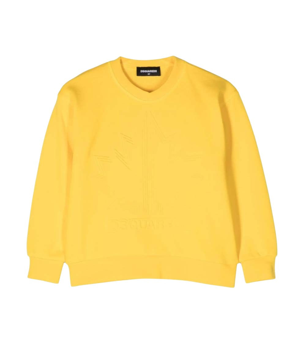 Boys Yellow Logo Sweatshirt 1