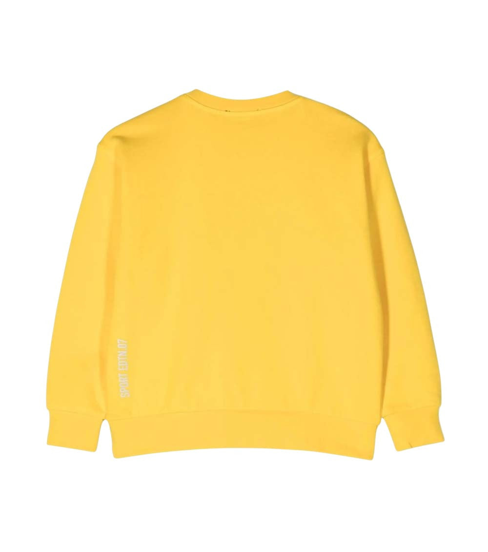 Boys Yellow Logo Sweatshirt 2