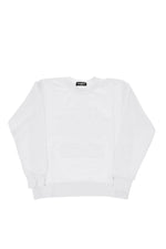 Boys White Regular Sweatshirt 1