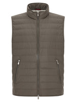Dark Taupe Quilted Jacket 1