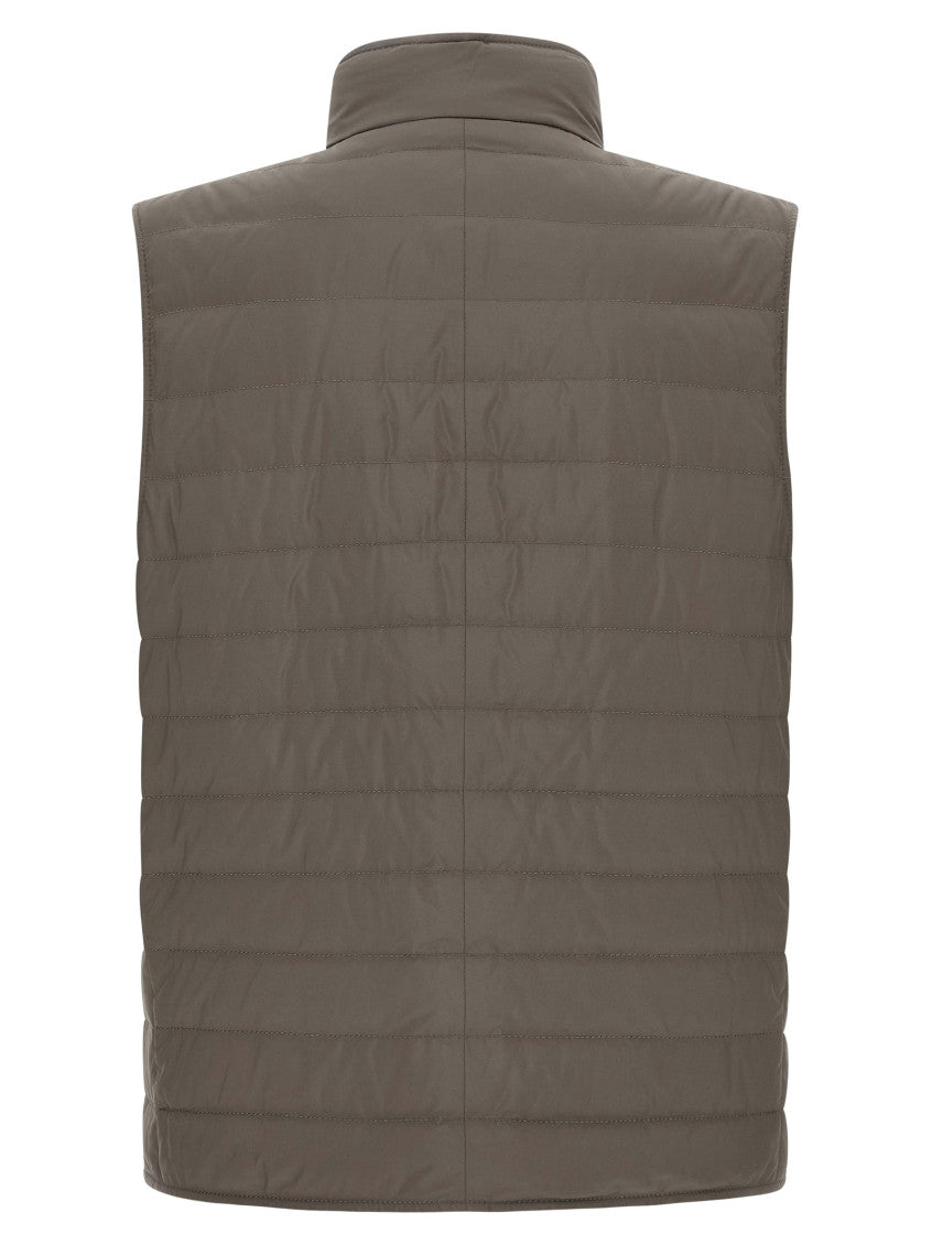 Dark Taupe Quilted Jacket 2