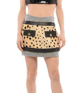 Multicolor Animal Print Mini Skirt 1