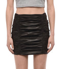 Black Leather Mini Skirt 1