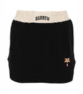 Black Graphic Mini Skirt 1