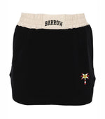 Black Graphic Mini Skirt 1