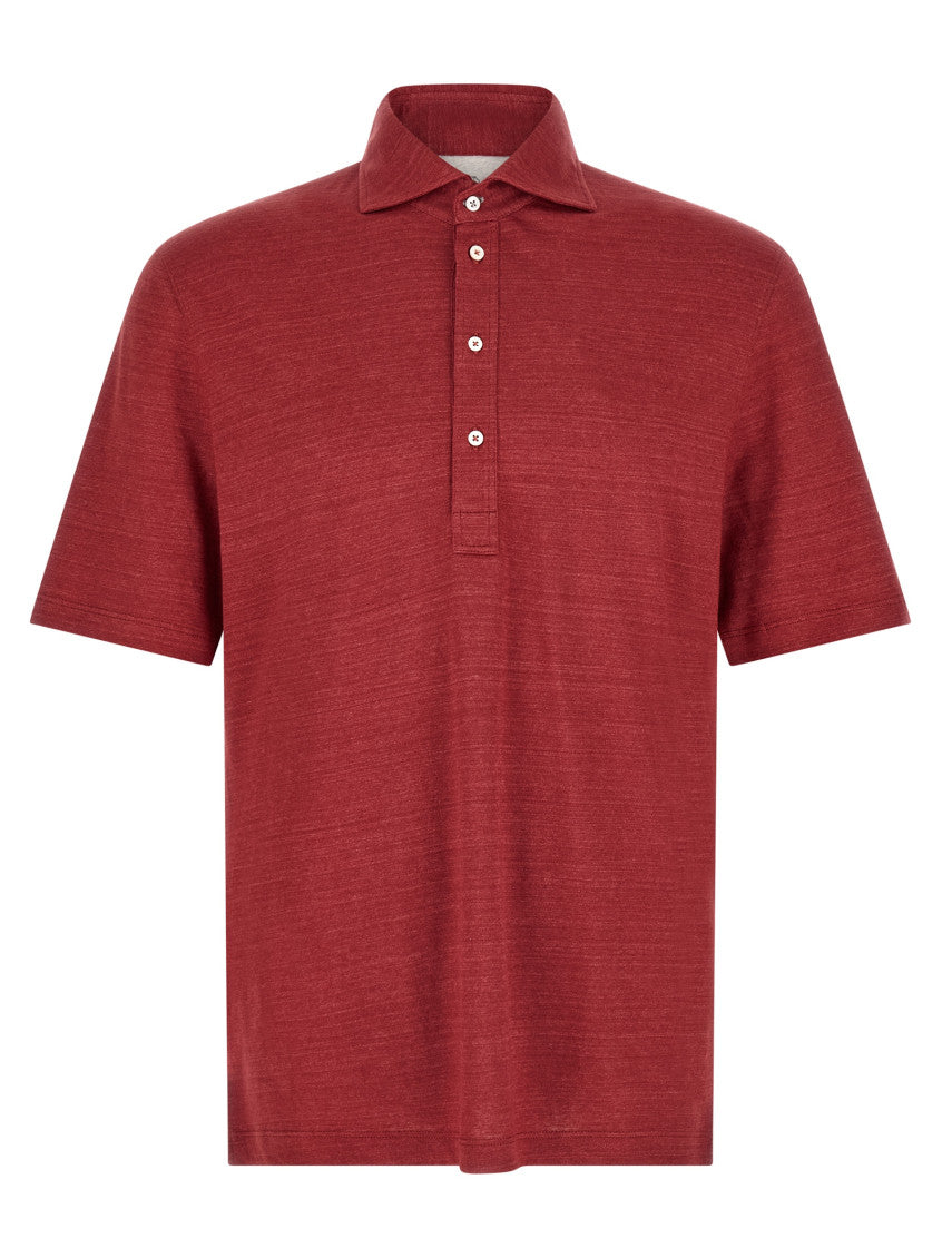 Red Shirt Collar Polo 1