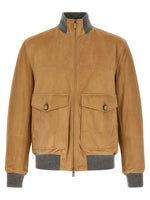 Light Brown Bomber Jacket 1