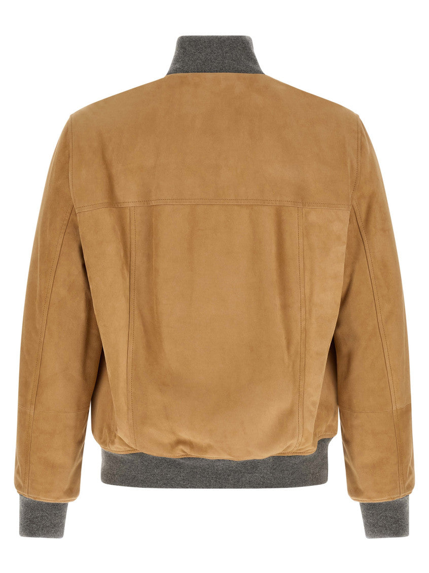 Light Brown Bomber Jacket 2