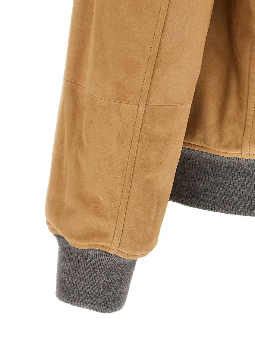 Light Brown Bomber Jacket 4