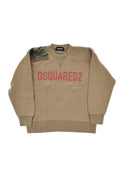 Boys Khaki Relaxed Sweatshirt 1