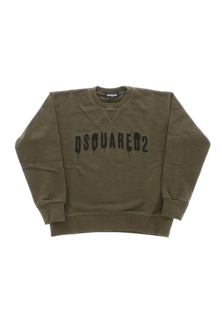 Boys Olive Logo Sweatshirt 1