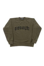 Boys Olive Logo Sweatshirt 1