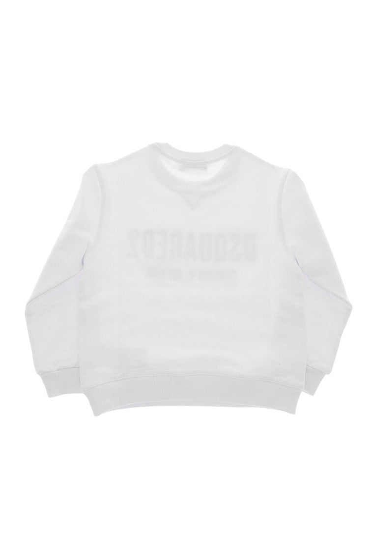 Boys White Regular Sweatshirt 2