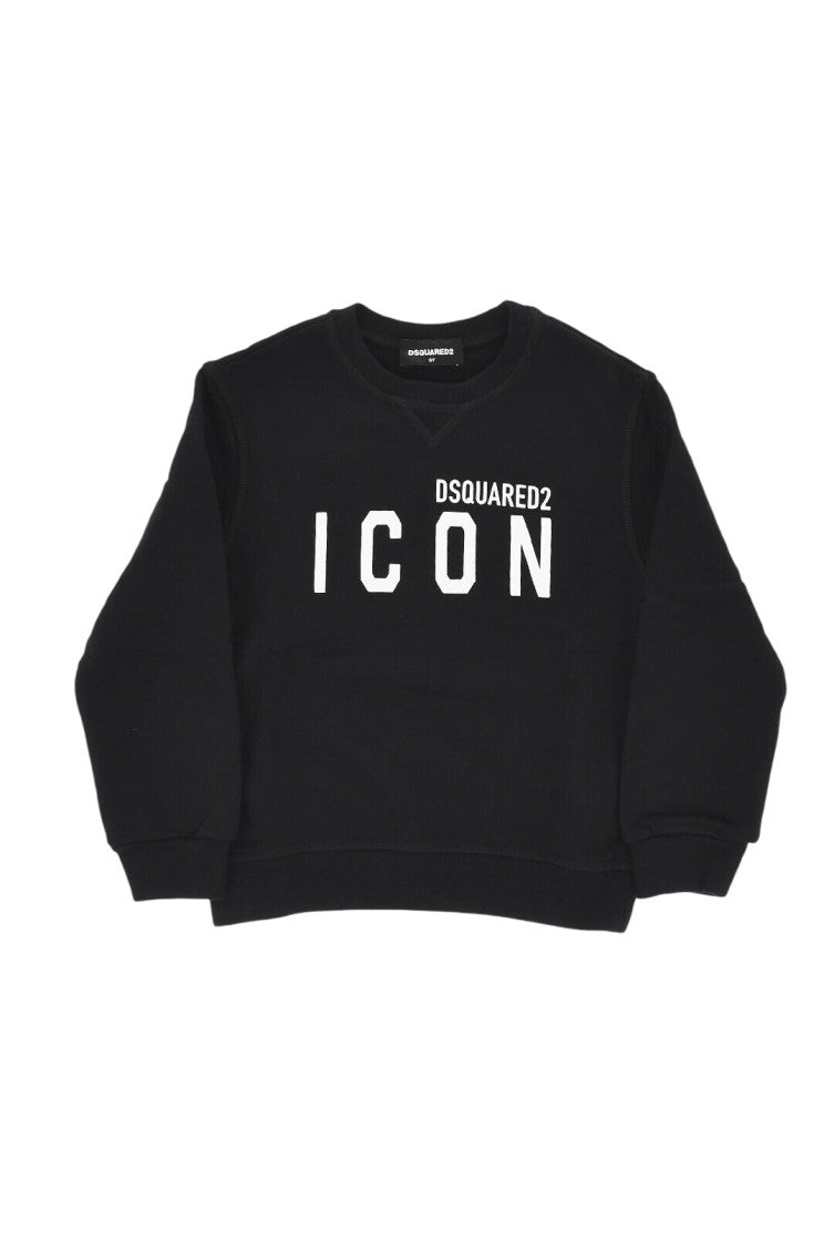Boys Black Logo Sweatshirt 1