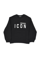 Boys Black Logo Sweatshirt 1