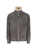 Grey Solid Regular Jacket 1