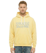 Yellow Relaxed Logo Hoodie 1