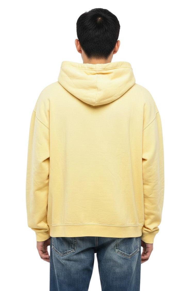 Yellow Relaxed Logo Hoodie 2