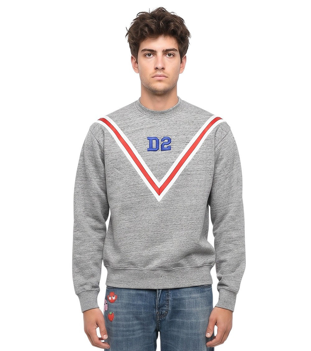 Grey Crew Neck Sweatshirt 1
