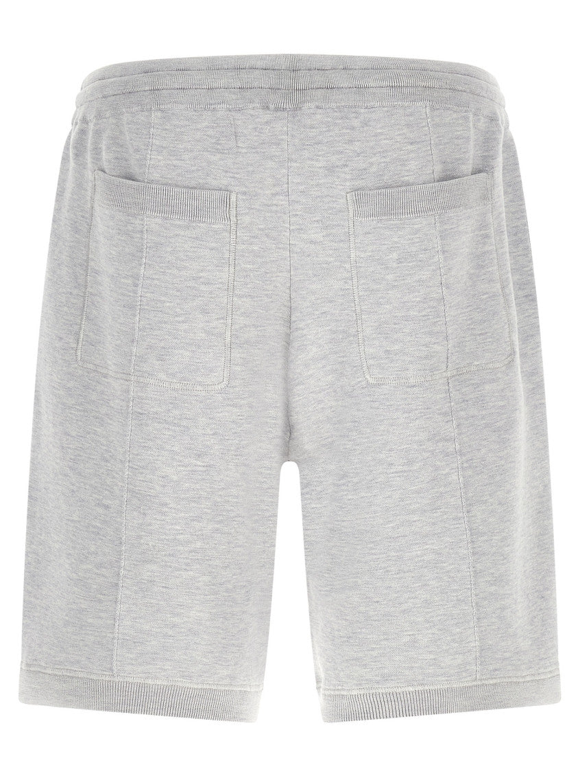 Light Grey Logo Shorts 2