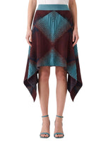 Multicolor Geometric Midi Skirt 1