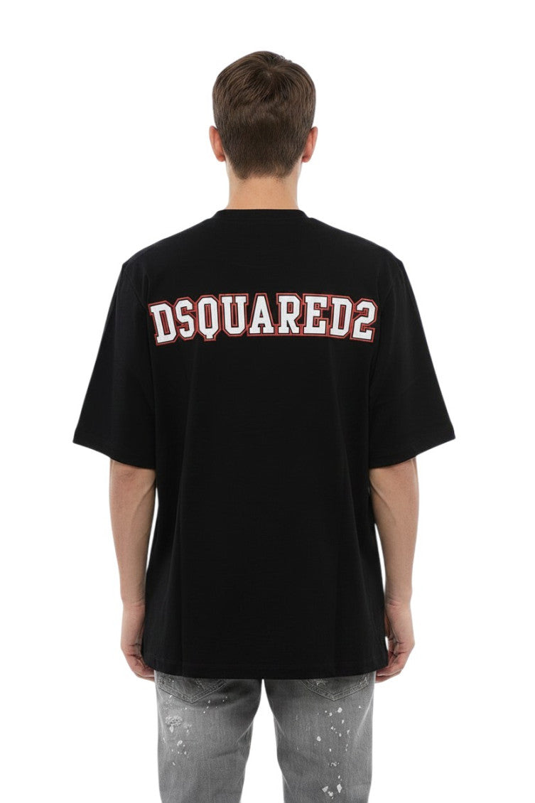 Black Crew Neck T-Shirt 2