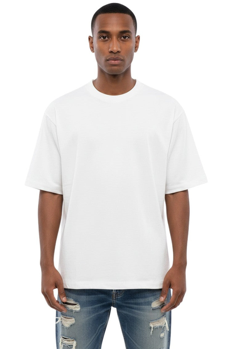 White Crew Neck T-Shirt 1