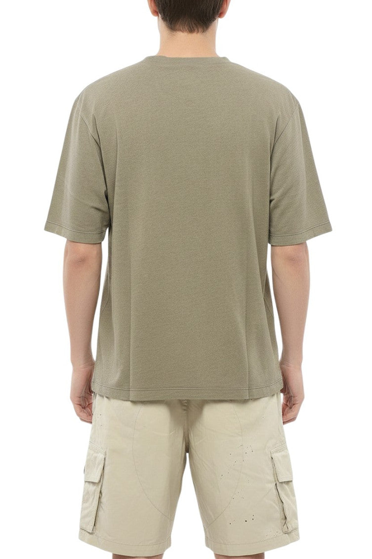 Olive Crew Neck T-Shirt 2