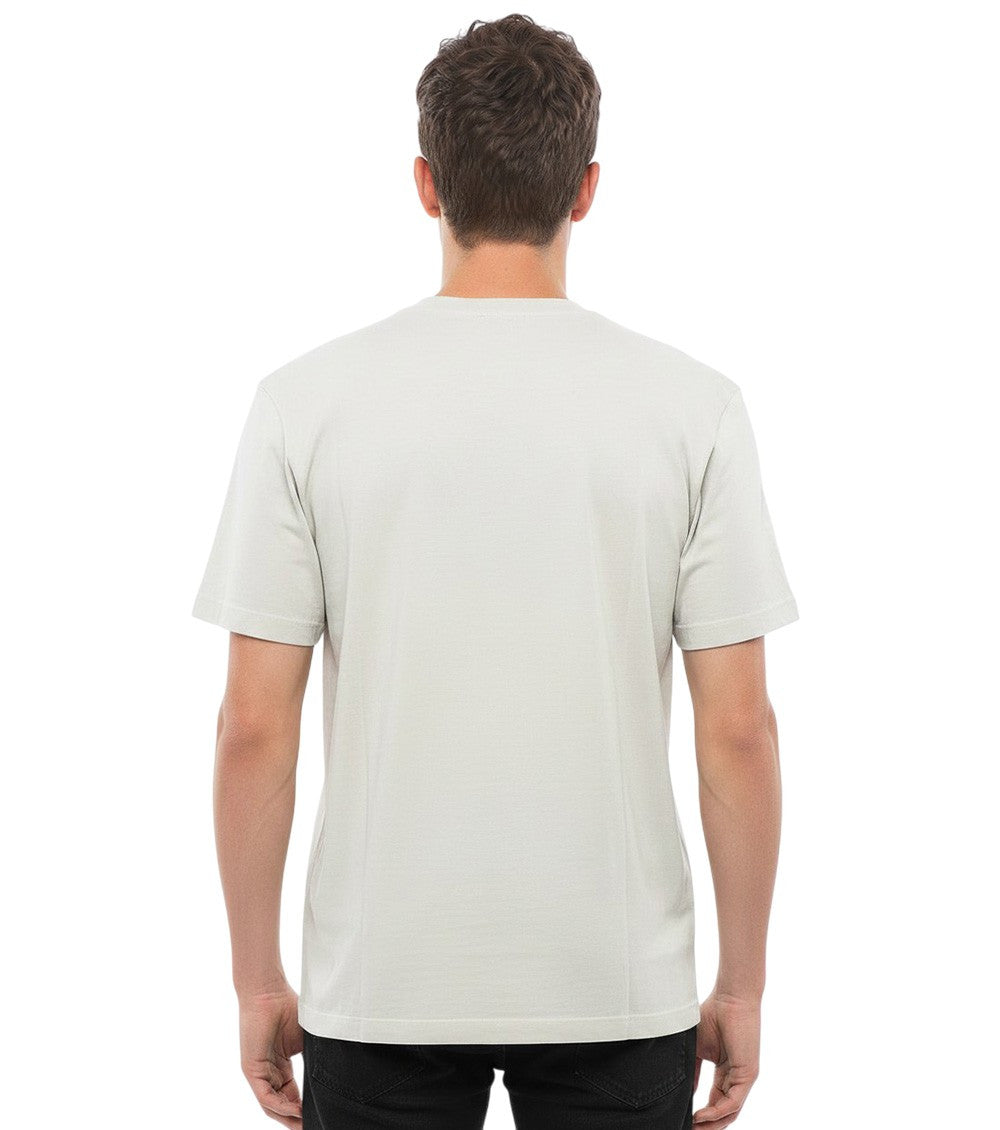 White Crew Neck T-Shirt 2