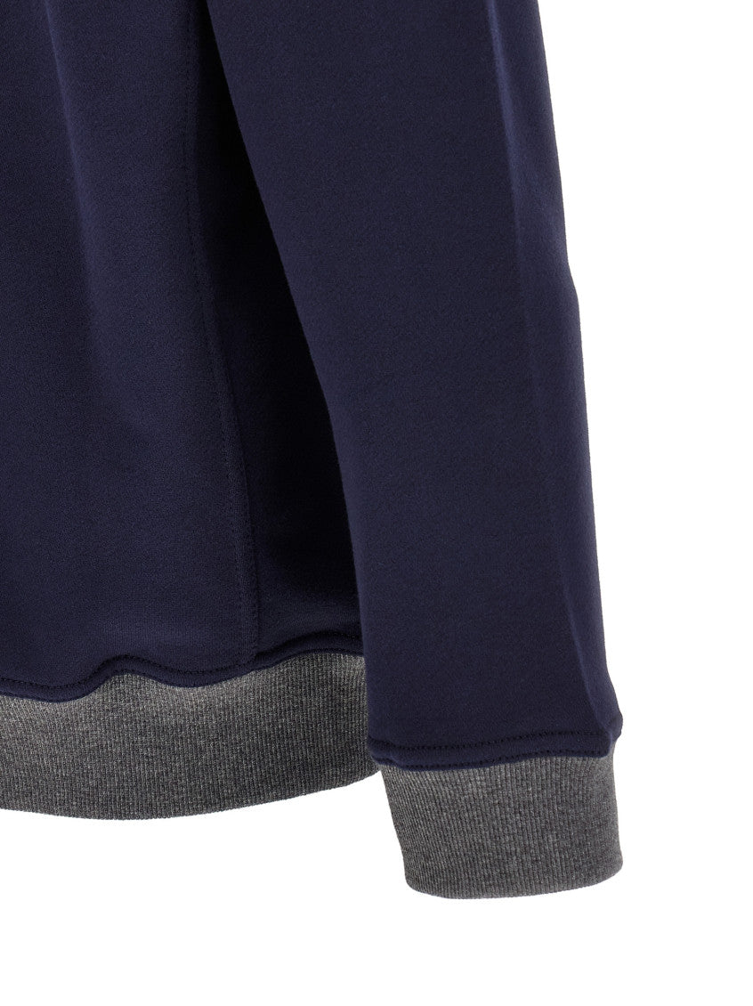 Navy Blue Relaxed Sweatshirt 4