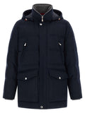 Dark Blue Hood Jacket 1