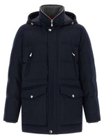 Dark Blue Hood Jacket 1