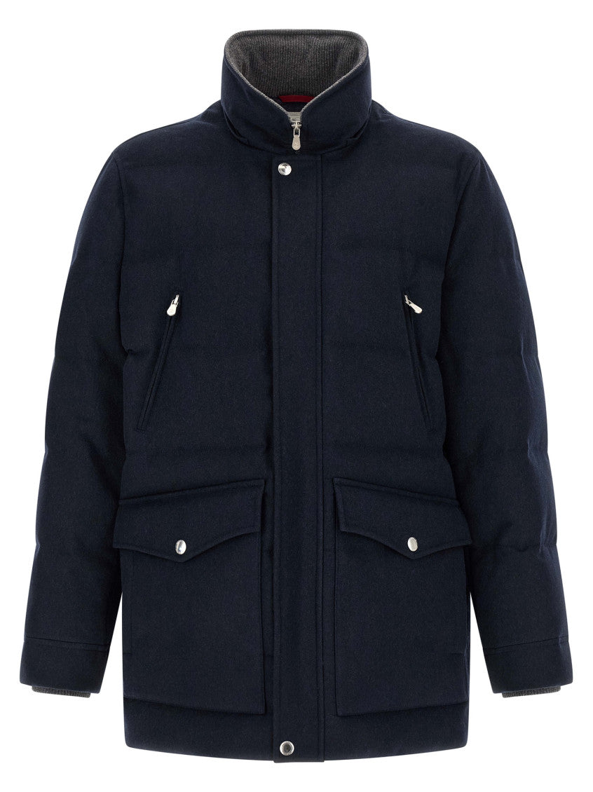 Dark Blue Hood Jacket 2