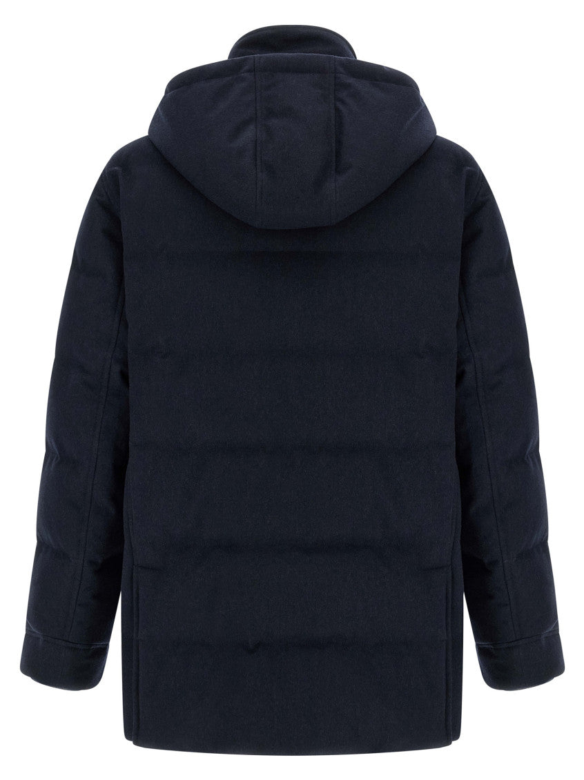 Dark Blue Hood Jacket 3